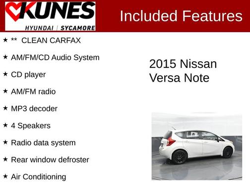 2015 Nissan Versa Note S Plus