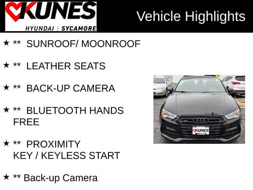 2016 Audi A3 2.0T Premium