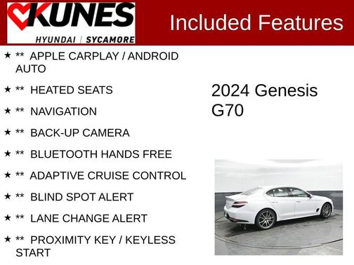 2024 Genesis G70 2.5T