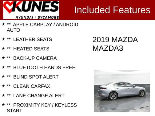 2019 Mazda Mazda3 FWD w/Preferred Package