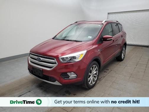 Red 2018 Ford Escape Titanium