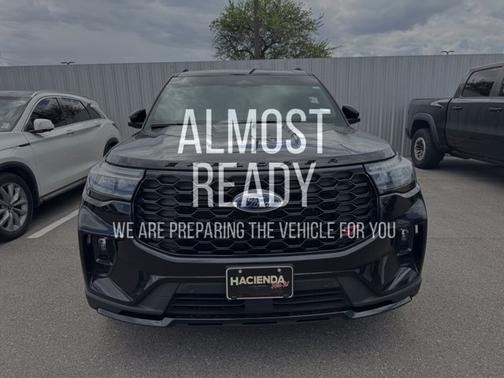 AGATE BLACK METALLIC 2025 Ford Explorer ST