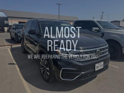 Deep Black Pearl Effect 2023 Volkswagen Atlas 3.6 SEL PREMIUM R-LINE