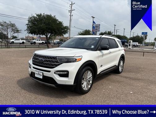 STAR WHITE MET TRI-COAT 2022 Ford Explorer KING RANCH