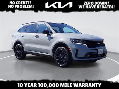 Wolf Gray 2022 Kia Sorento SX