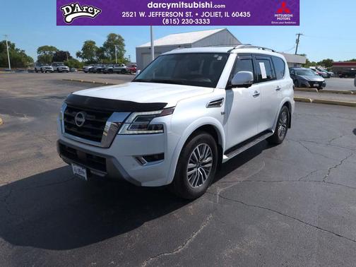 Aspen White TriCoat Pearl 2022 Nissan Armada SL 4WD