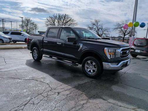 Antimatter Blue Metallic 2021 Ford F-150 XLT