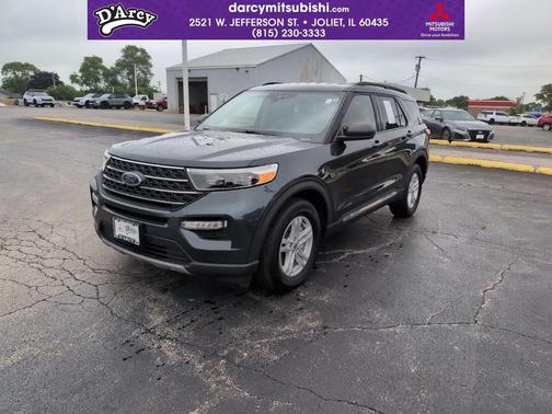 Stone Blue Metallic 2023 Ford Explorer XLT