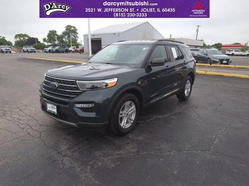 Stone Blue Metallic 2023 Ford Explorer XLT