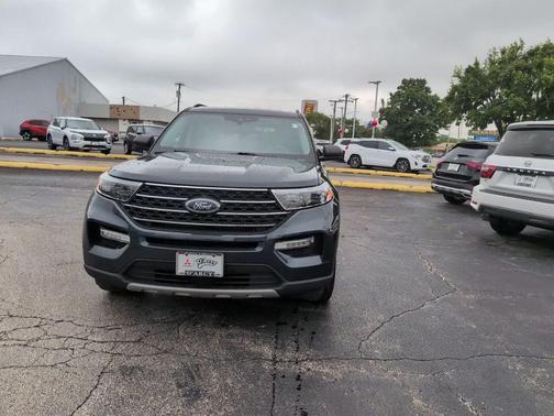 Stone Blue Metallic 2023 Ford Explorer XLT