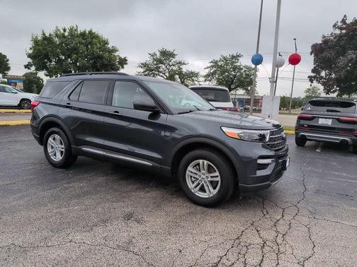 Stone Blue Metallic 2023 Ford Explorer XLT