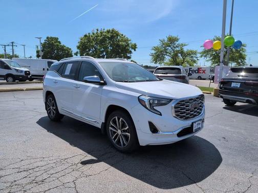 Summit White 2018 GMC Terrain Denali