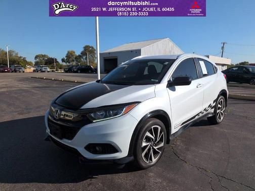 Platinum White Pearl 2019 Honda HR-V Sport