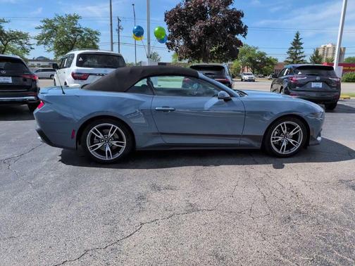 Blue 2025 Ford Mustang EcoBoost Premium