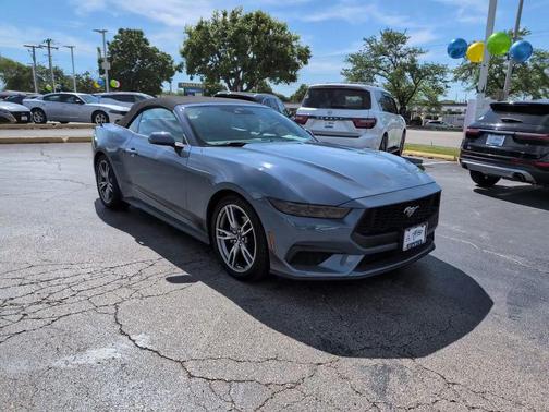 Blue 2025 Ford Mustang EcoBoost Premium