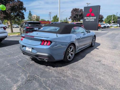 Blue 2025 Ford Mustang EcoBoost Premium