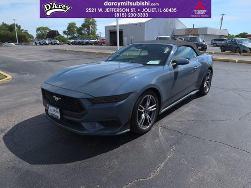 Blue 2025 Ford Mustang EcoBoost Premium