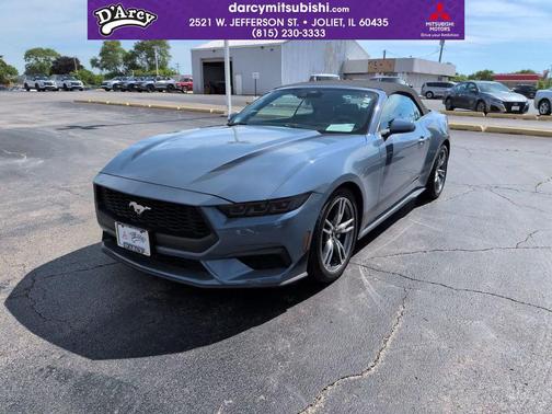 Blue 2025 Ford Mustang EcoBoost Premium