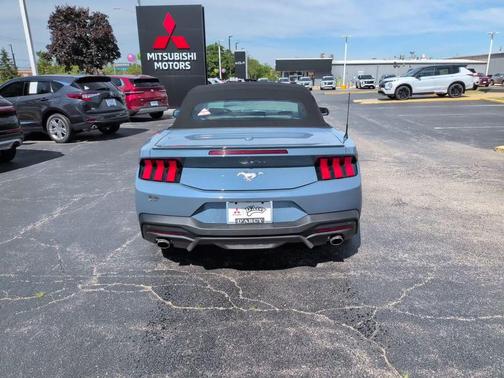 Blue 2025 Ford Mustang EcoBoost Premium