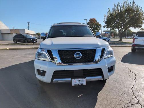 Pearl White 2017 Nissan Armada Platinum