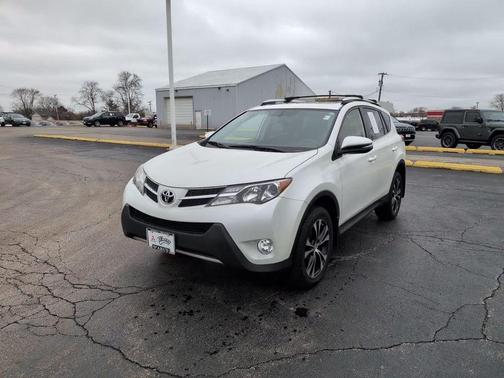 Blizzard Pearl 2015 Toyota RAV4 Limited