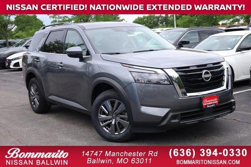 Gun Metallic 2025 Nissan Pathfinder SV