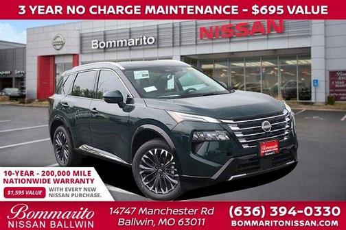 Obsidian Green 2026 Nissan Rogue Platinum