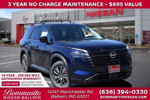 Deep Ocean Blue 2026 Nissan Pathfinder SV