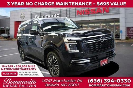 Black 2026 Nissan Armada Platinum Reserve