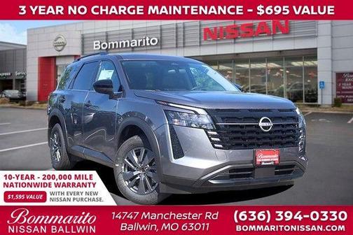 Gun Metallic 2026 Nissan Pathfinder SV