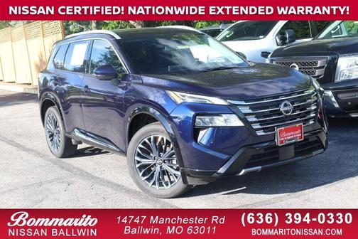 Deep Ocean Blue 2026 Nissan Rogue Platinum