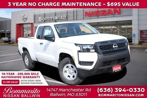 Glacier White 2026 Nissan Frontier S