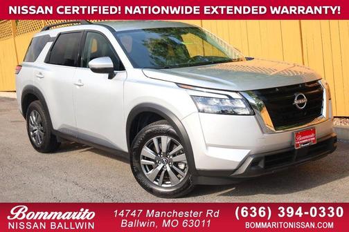 Brilliant Silver Metallic 2025 Nissan Pathfinder SV