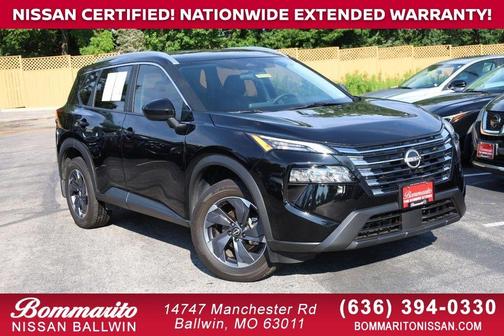 Black 2025 Nissan Rogue SV