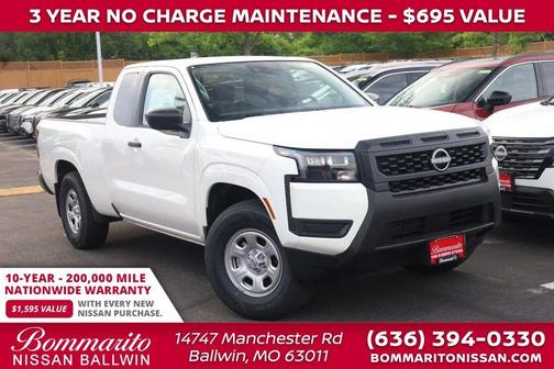 Glacier White 2026 Nissan Frontier S