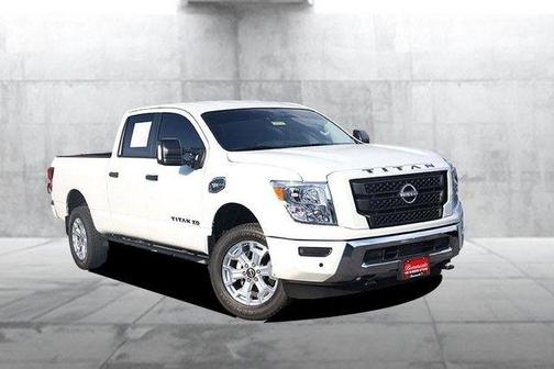 Glacier White 2024 Nissan Titan XD SV