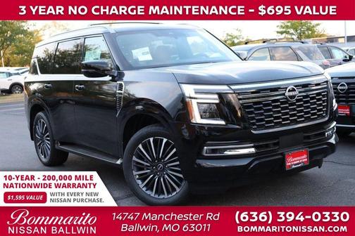 Black 2026 Nissan Armada Platinum Reserve
