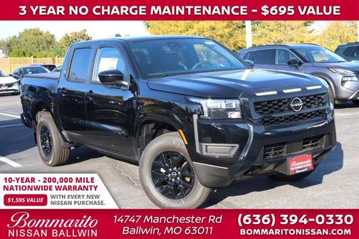 Black 2026 Nissan Frontier SV