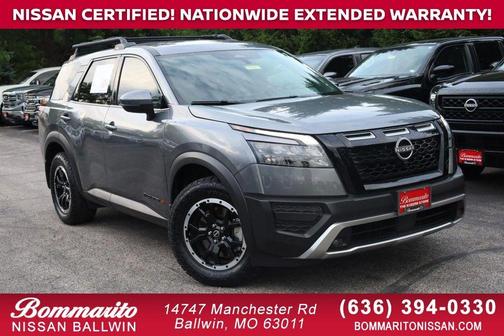 Gun Metallic 2025 Nissan Pathfinder Rock Creek