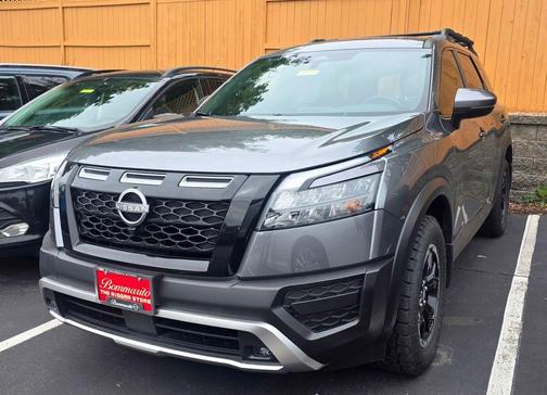 Gun Metallic 2025 Nissan Pathfinder Rock Creek