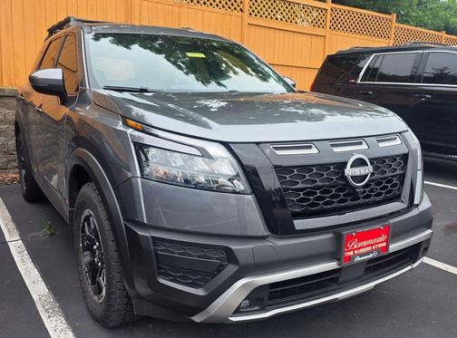 Gun Metallic 2025 Nissan Pathfinder Rock Creek