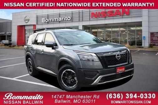 Gun Metallic 2025 Nissan Pathfinder Rock Creek