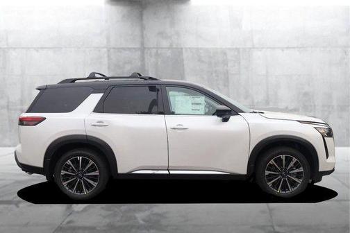 White / Black 2026 Nissan Pathfinder Platinum