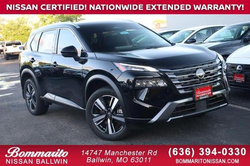 Super Black 2025 Nissan Rogue SL