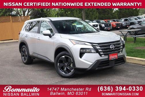 Brilliant Silver Metallic 2025 Nissan Rogue SV