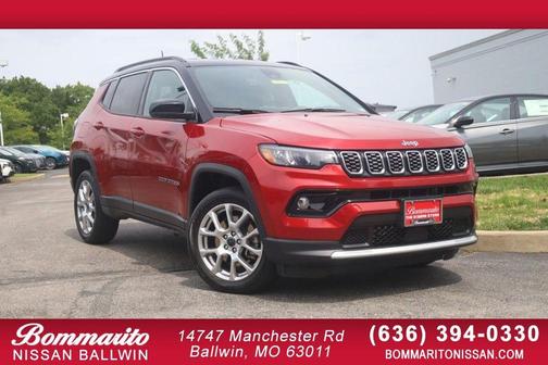Red 2025 Jeep Compass Limited