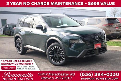 Obsidian Green 2026 Nissan Rogue Dark Armor