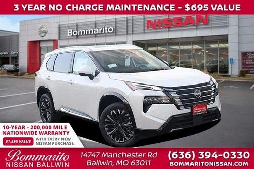 Everest White P 2026 Nissan Rogue Platinum