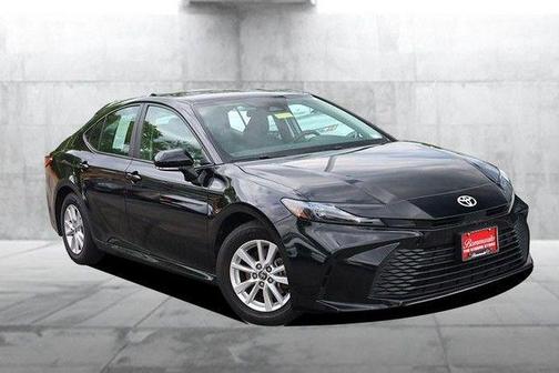 Midnight Black Metallic 2025 Toyota Camry LE