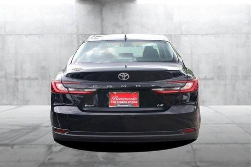 Midnight Black Metallic 2025 Toyota Camry LE